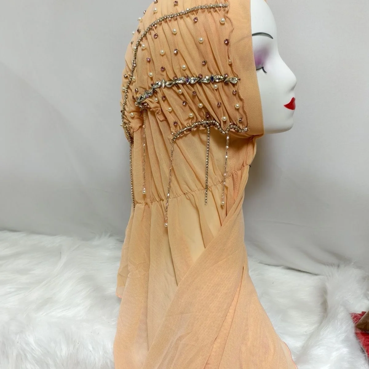 Hijab Muslim Women Shawl Headscarf Luxury Tassels Scarf Malaysia Prayer Kufi Islam Chiffon Turban 05573
Hijab Muslim Women Shawl Headscarf Luxury Tassels Scarf Malaysia Prayer Kufi Islam Chiffon Turban 05573