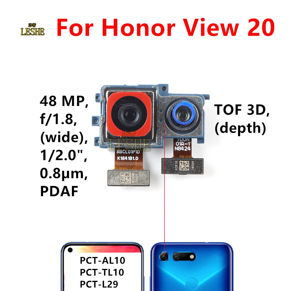 Back Facing Camera For Huawei Honor View 20 / V20 Rear Camera Module Replacement
Back Facing Camera For Huawei Honor View 20 / V20 Rear Camera Module Replacement