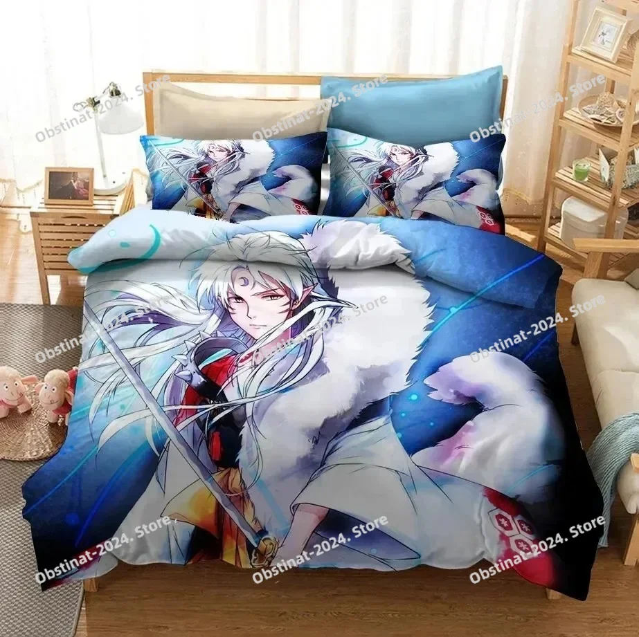 New 3D Printed Anime Inuyasha Duvet Cover Sesshoumaru Bedding Set Double Twin Full Queen King Adult Kids Bedclothes Quilt Cover
New 3D Printed Anime Inuyasha Duvet Cover Sesshoumaru Bedding Set Double Twin Full Queen King Adult Kids Bedclothes Quilt Cover