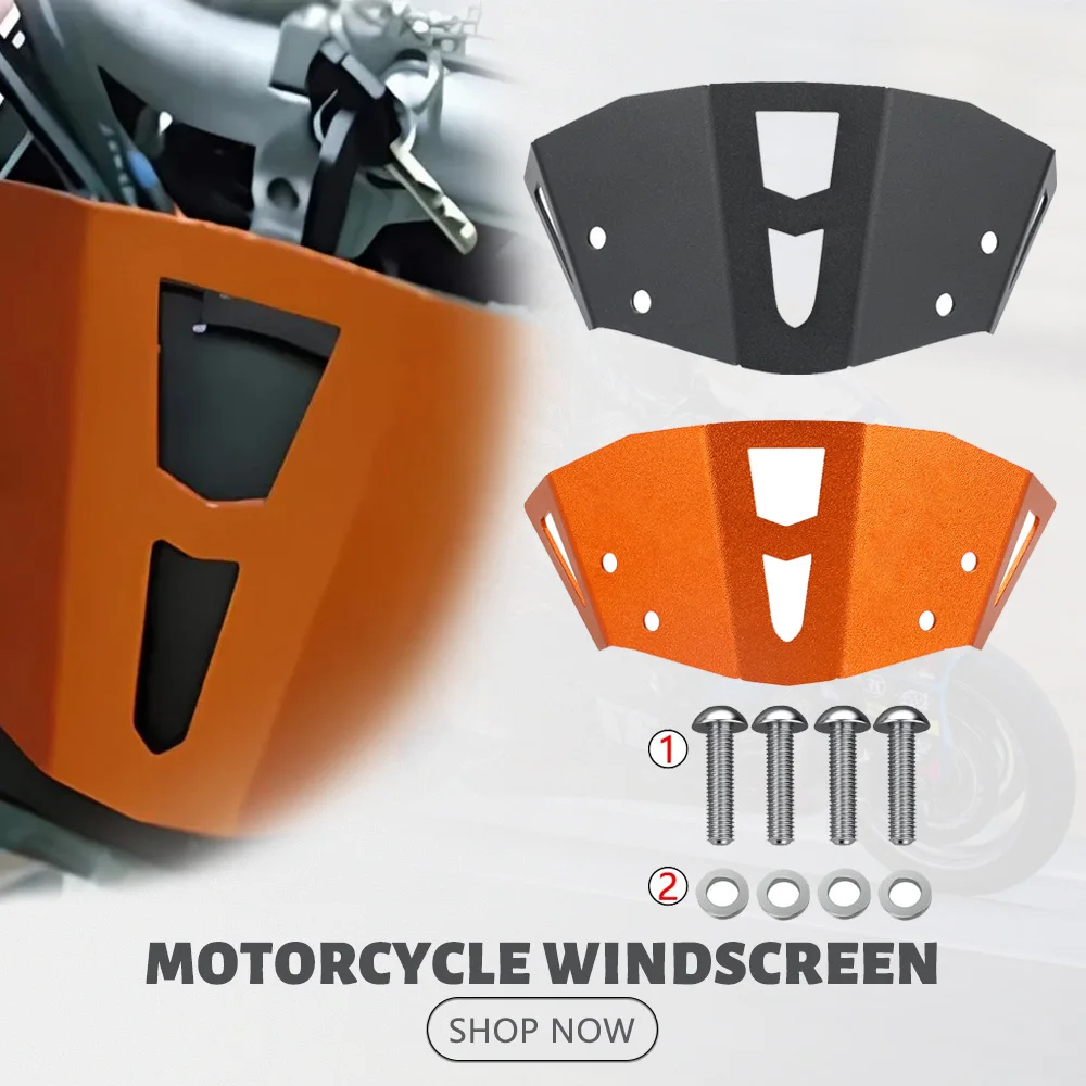 Motorcycle CNC Aluminum Windshield Front Air Reflector Motorbike Accessories For Duke 125 200 390 DUKE 2013-2020 2021 2022
Motorcycle CNC Aluminum Windshield Front Air Reflector Motorbike Accessories For Duke 125 200 390 DUKE 2013-2020 2021 2022