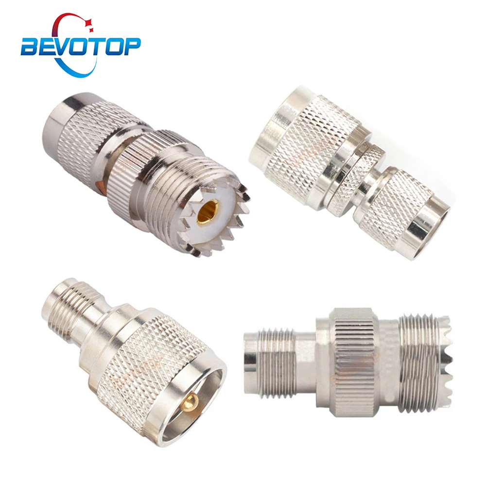 1PCS UHF to TNC Adapters PL259 SO239 UHF male/ female to TNC male/ female Straight Adaptor BEVOTOP RF Coaxial Connectors
1PCS UHF to TNC Adapters PL259 SO239 UHF male/ female to TNC male/ female Straight Adaptor BEVOTOP RF Coaxial Connectors