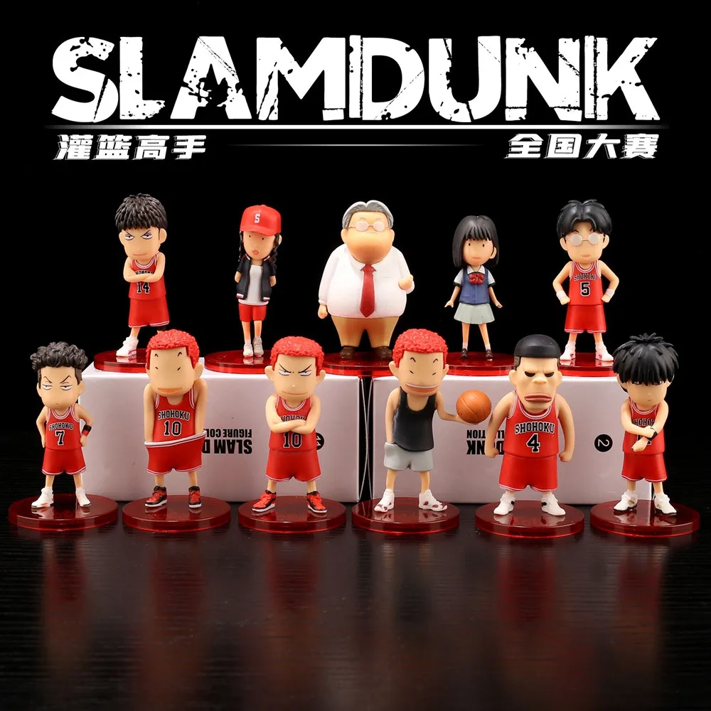 Аниме фигурки Slam Dunk, Размер 7 см, фигурка баскетбольной команды сакураги ханамичи, милая Q статуэтка, искусственная модель куклы
Аниме фигурки Slam Dunk, Размер 7 см, фигурка баскетбольной команды сакураги ханамичи, милая Q статуэтка, искусственная модель куклы