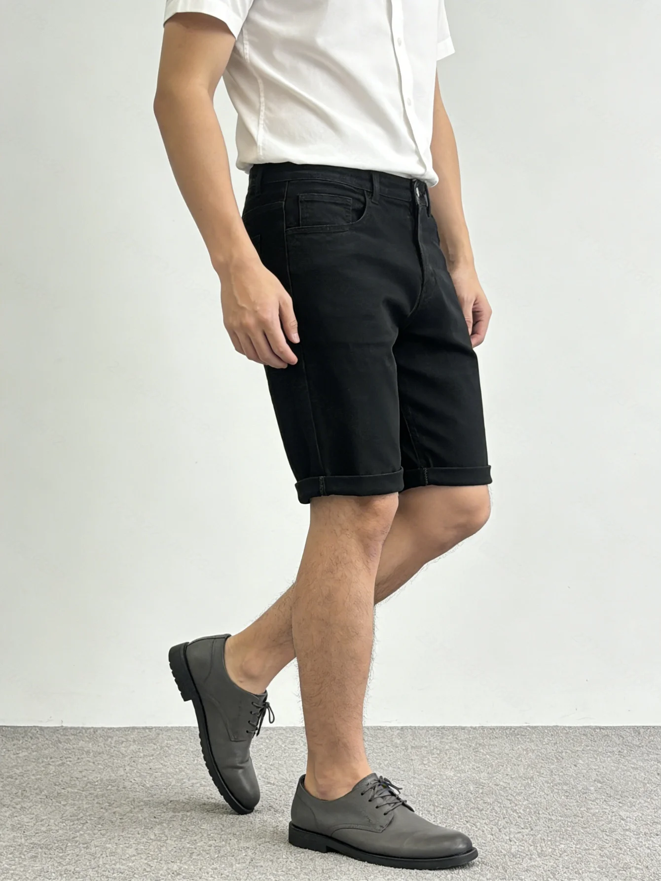 Men's Slim Black Stretch Jorts Original Quality Jeans Pants Unisex Casual Fashion Outfit
Men's Slim Black Stretch Jorts Original Quality Jeans Pants Unisex Casual Fashion Outfit
