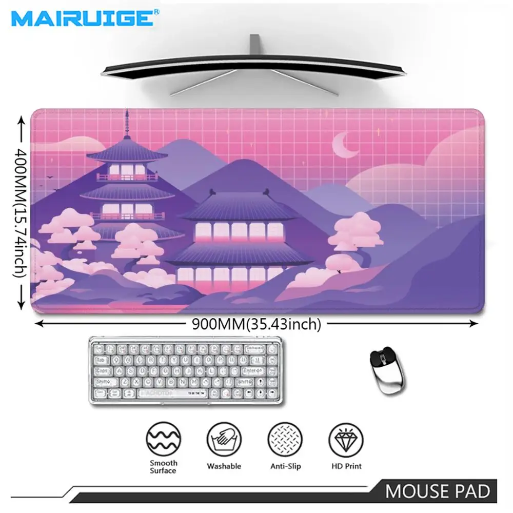 Japanese Loft Mouse Pad XXL 90X40cm Computer Keyboard Gaming Mats Desk Mat Large Mousepad 40X45 Table Pads gamer
Japanese Loft Mouse Pad XXL 90X40cm Computer Keyboard Gaming Mats Desk Mat Large Mousepad 40X45 Table Pads gamer