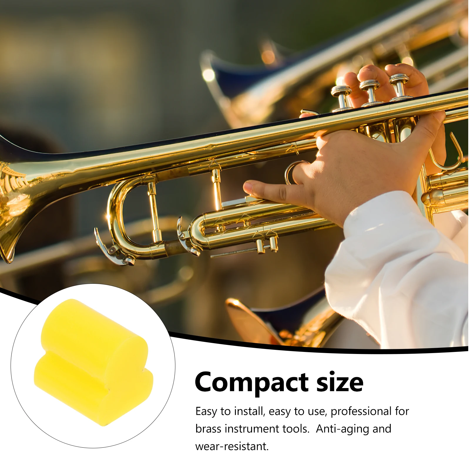 20pcs Trombone Bumper Silicone Instrument Accessories Creative Guitar Sordine Wear-Resistant Noise Reduction Practice Buffer
20pcs Trombone Bumper Silicone Instrument Accessories Creative Guitar Sordine Wear-Resistant Noise Reduction Practice Buffer