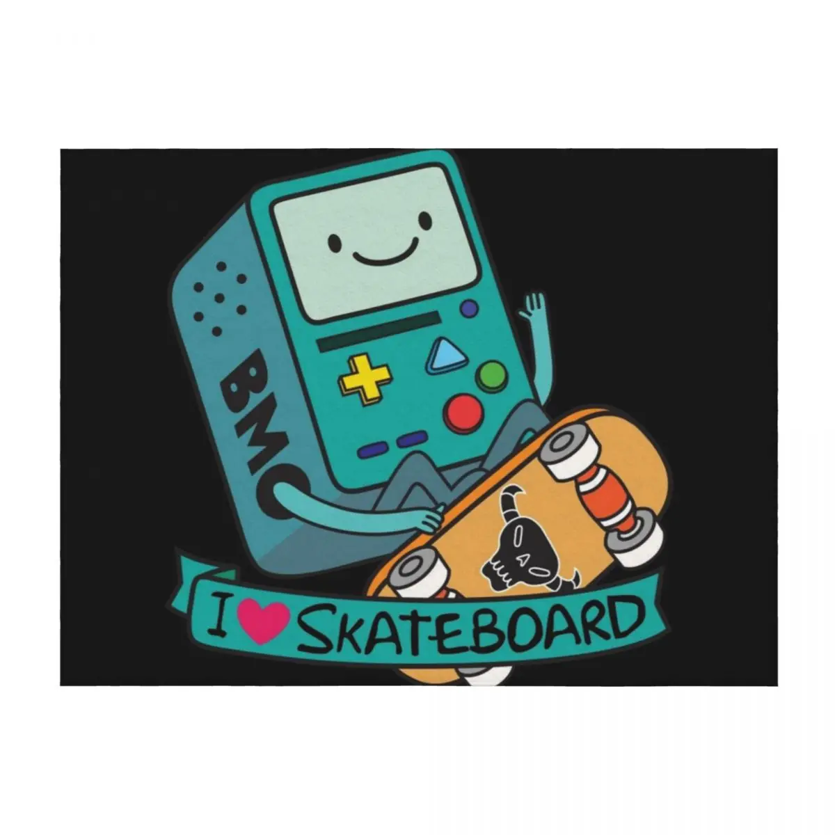 BMO Skateboard Throw Blanket Beautifuls Cute Weighted Soft Plaid Blankets 
BMO Skateboard Throw Blanket Beautifuls Cute Weighted Soft Plaid Blankets