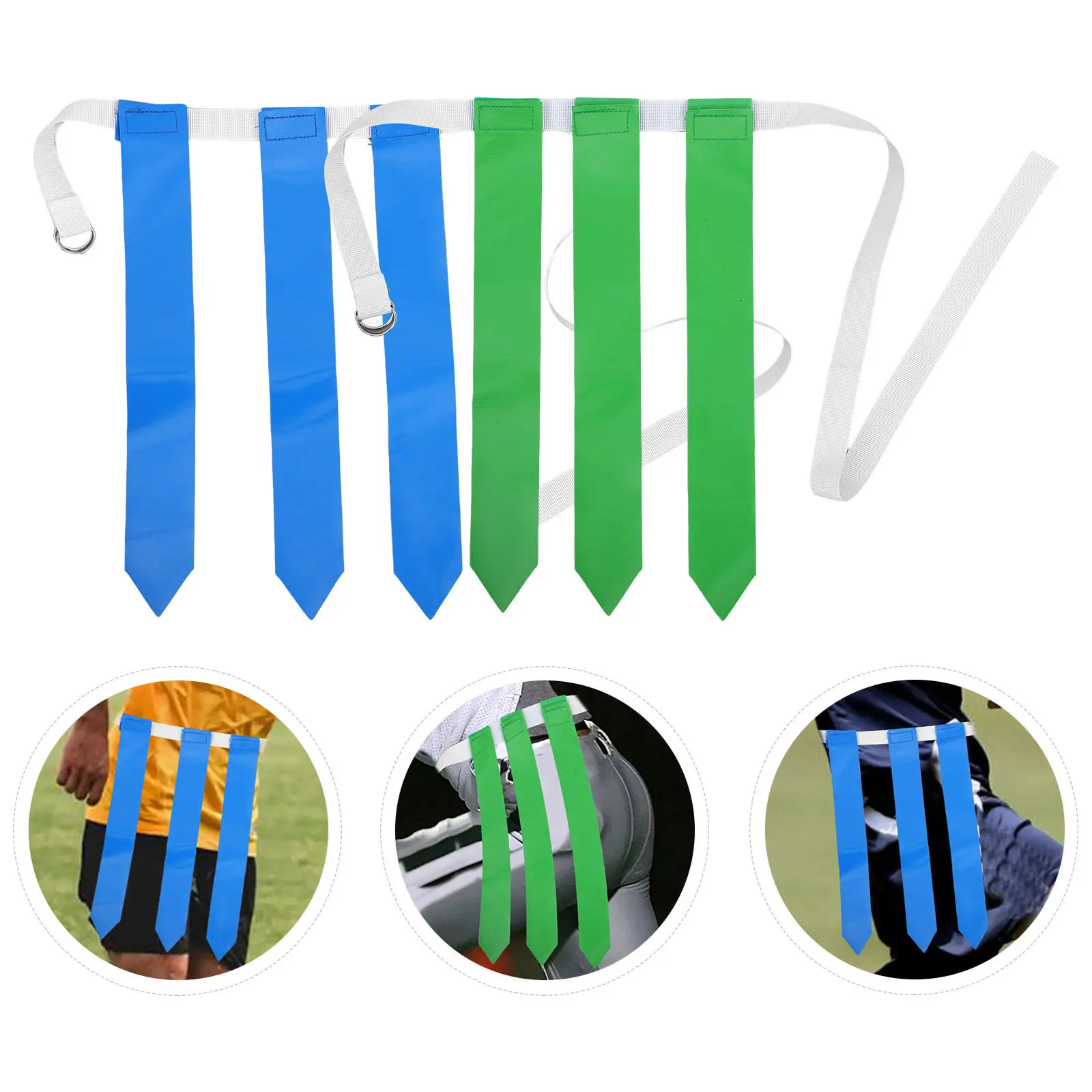 2Pcs Football Flag Belt PP PVC Made Durable Adjustable Design Perfect for Teens Outdoor Games Football Training Belt
2Pcs Football Flag Belt PP PVC Made Durable Adjustable Design Perfect for Teens Outdoor Games Football Training Belt