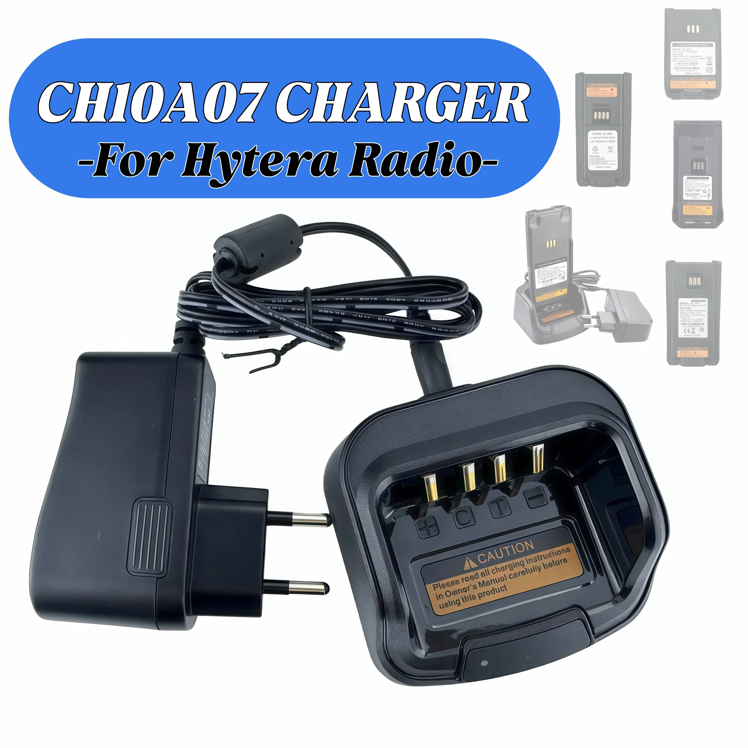 CH10A07 Desktop Battery Charger for Hytera PD405 PD500 PD502 PD505 PD562 PD565 PD580 PD602 PD605 PD782 Two Way Radio Charger
CH10A07 Desktop Battery Charger for Hytera PD405 PD500 PD502 PD505 PD562 PD565 PD580 PD602 PD605 PD782 Two Way Radio Charger