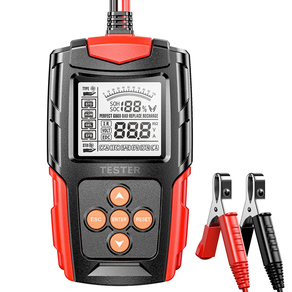 12 В 24 В тестер автомобильного аккумулятора ЖК-анализатор аккумулятора тестовый инструмент цифровой анализатор тестер CCA IR SOH измерение для автомобиля, грузовика, лодки, внедорожника
12 В 24 В тестер автомобильного аккумулятора ЖК-анализатор аккумулятора тестовый инструмент цифровой анализатор тестер CCA IR SOH измерение для автомобиля, грузовика, лодки, внедорожника