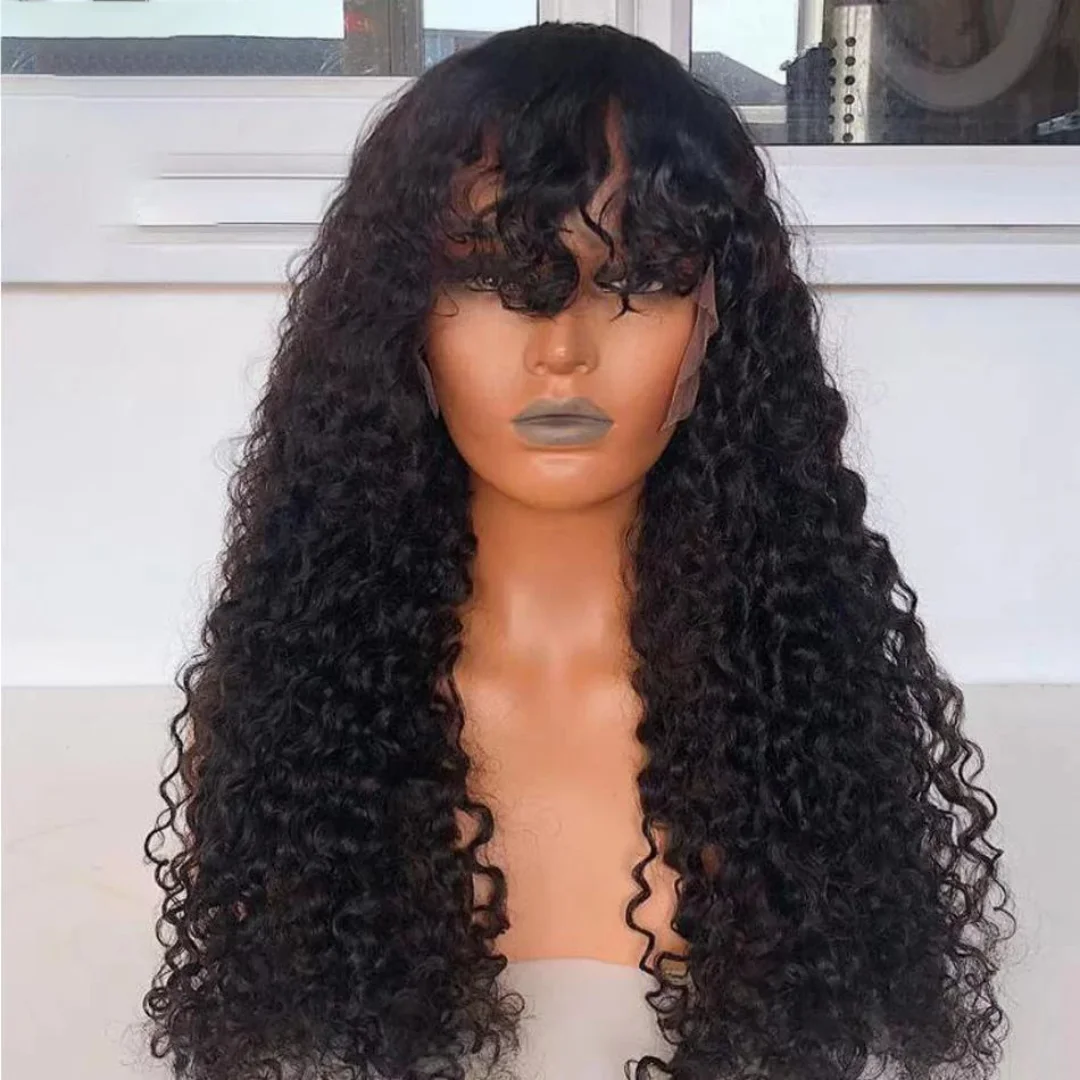 Glueless Black Kinky Curly 13*4*1 Lace Front Wigs 26Inch 180%Density For Women With Baby Hair Synthetic Fiber Daily Wear Wigs
Glueless Black Kinky Curly 13*4*1 Lace Front Wigs 26Inch 180%Density For Women With Baby Hair Synthetic Fiber Daily Wear Wigs