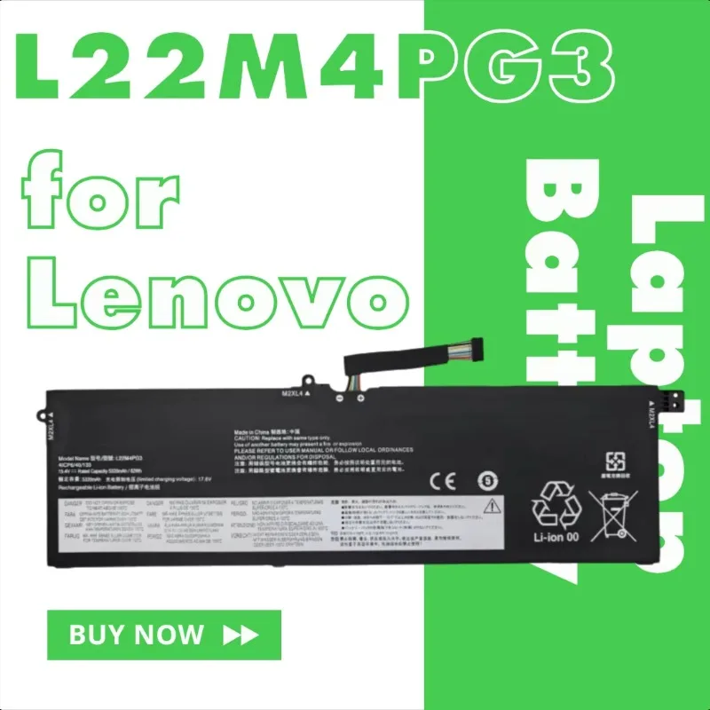 Laptop Battery for Lenovo Thinkbook16 G5+ IRH/APO/ARP/APH L22M4PG3
Laptop Battery for Lenovo Thinkbook16 G5+ IRH/APO/ARP/APH L22M4PG3