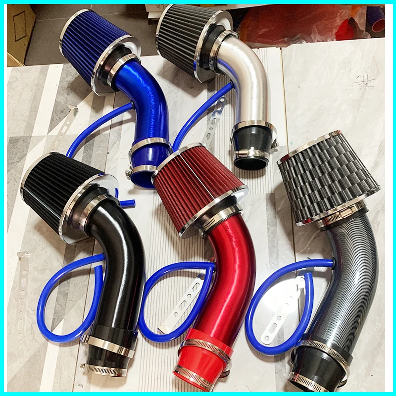 Universal 76mm 3inch Car Modified High Flow Cold Air Intake Air Filter Kit Aluminum Induction Pipe Auto Racing Automotive Parts
Universal 76mm 3inch Car Modified High Flow Cold Air Intake Air Filter Kit Aluminum Induction Pipe Auto Racing Automotive Parts