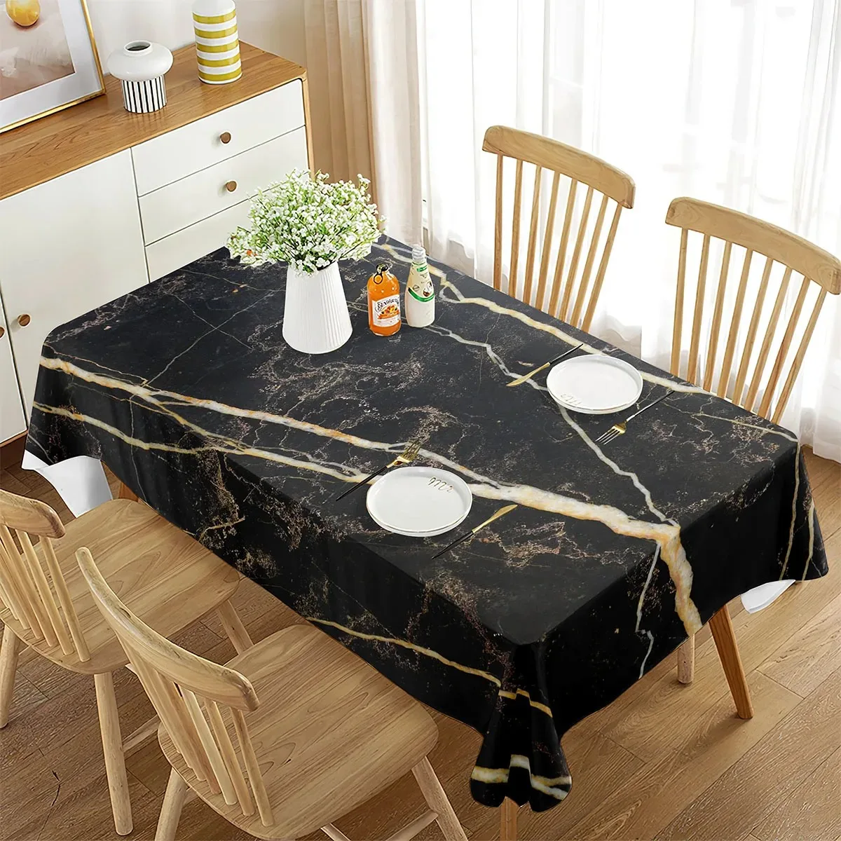 Waterproof Polyester Tablecloth Modern Abstract Desk Cover 2D Flat Printed Rectangular Table Cloth Picnic Wedding Dining Room
Waterproof Polyester Tablecloth Modern Abstract Desk Cover 2D Flat Printed Rectangular Table Cloth Picnic Wedding Dining Room