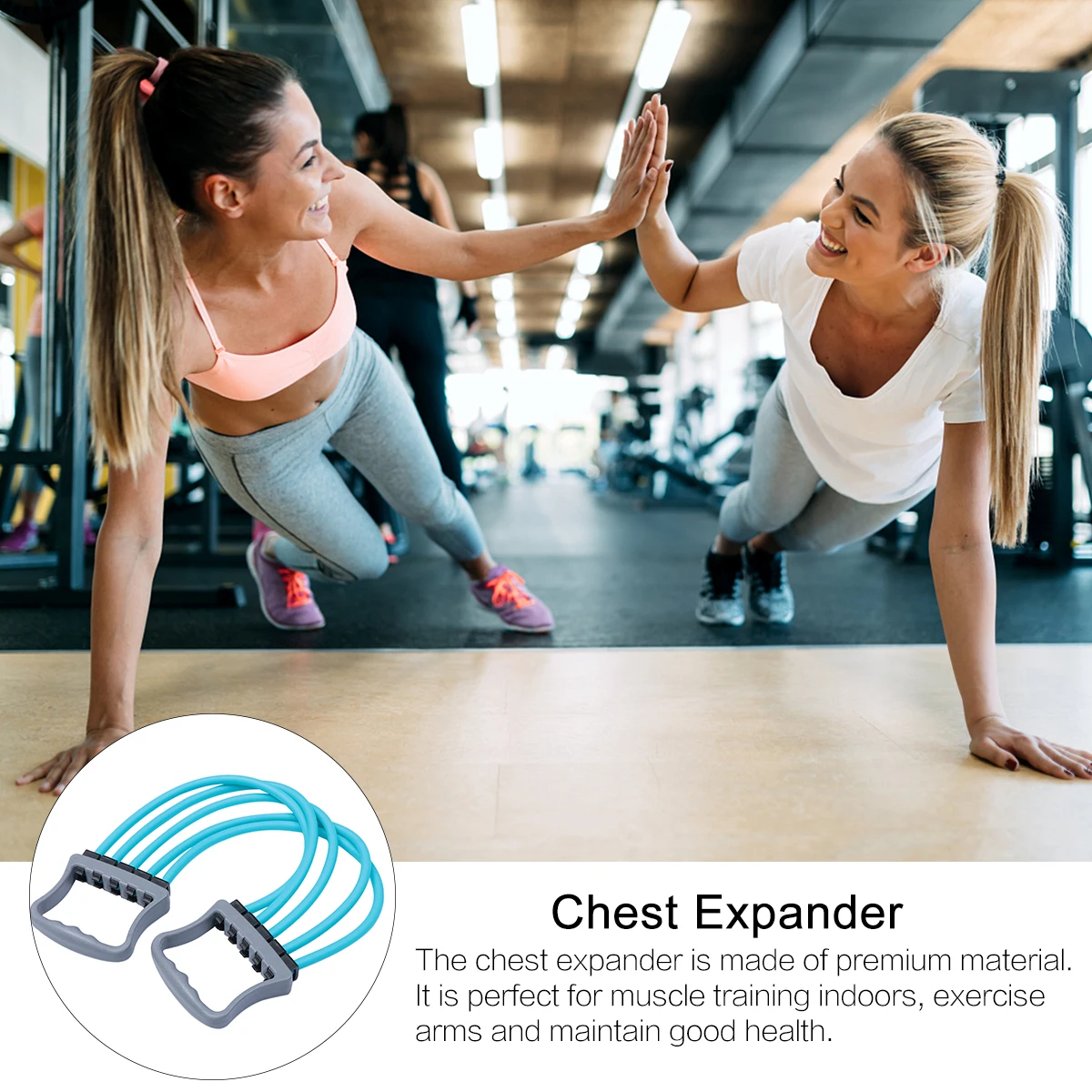 Chest Expander TPR PP Training Equipment Pectoral Muscle Ergonomic Handles Comfortable Grip Strengthen Chest Arms Shoulders
Chest Expander TPR PP Training Equipment Pectoral Muscle Ergonomic Handles Comfortable Grip Strengthen Chest Arms Shoulders
