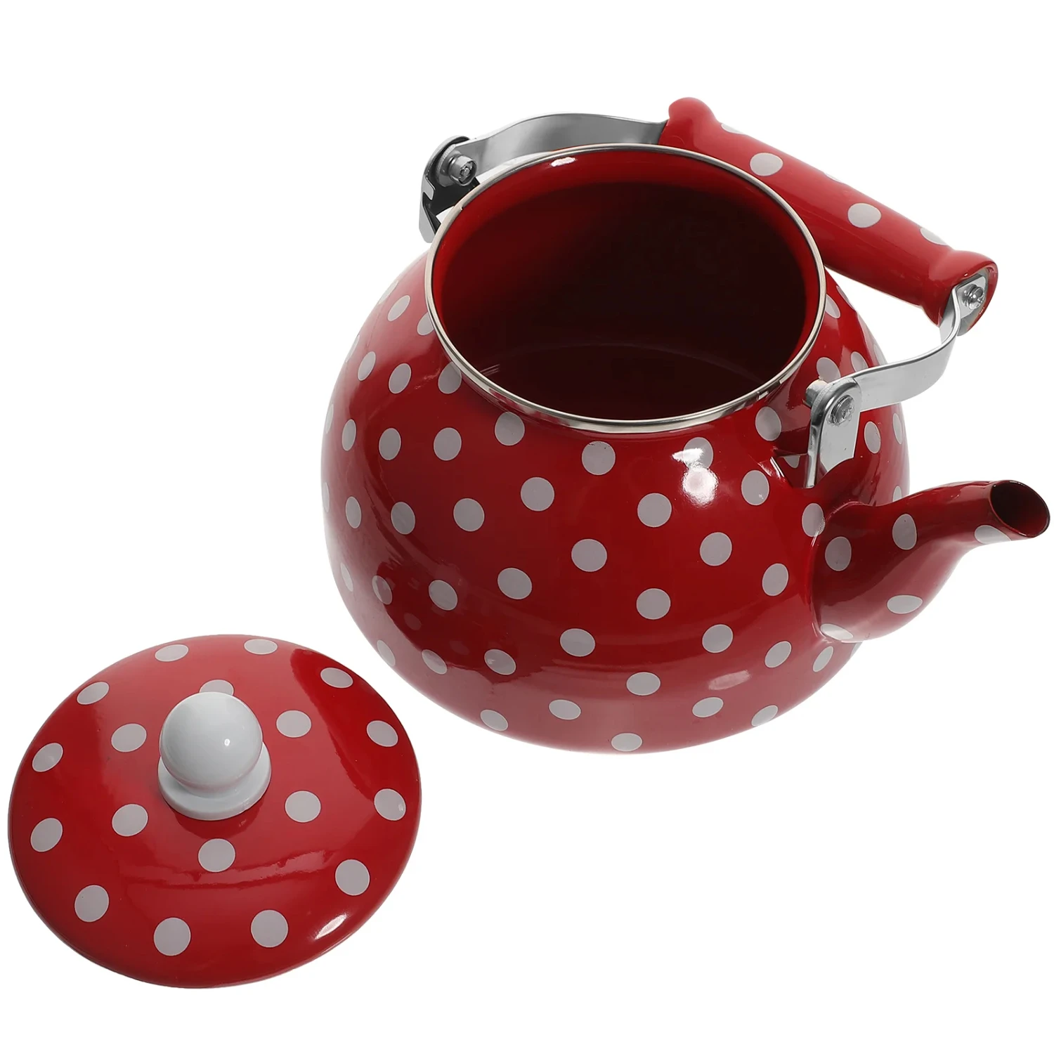 Large Portable Enamel Gooseneck Tea Kettle - Kitchen Water Pot for Loose Leaf Tea
Large Portable Enamel Gooseneck Tea Kettle - Kitchen Water Pot for Loose Leaf Tea