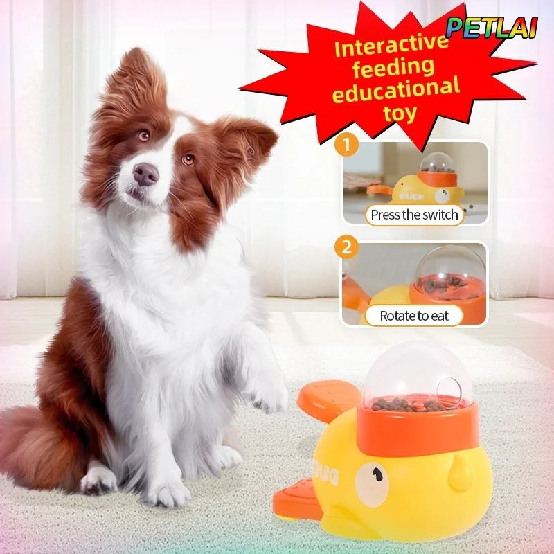 Little Yellow Duck Feeder Dog Toy Interactive Automatic Intelligent Summer pet Feeding Machine Puppy Feed Dispenser Bowl
Little Yellow Duck Feeder Dog Toy Interactive Automatic Intelligent Summer pet Feeding Machine Puppy Feed Dispenser Bowl