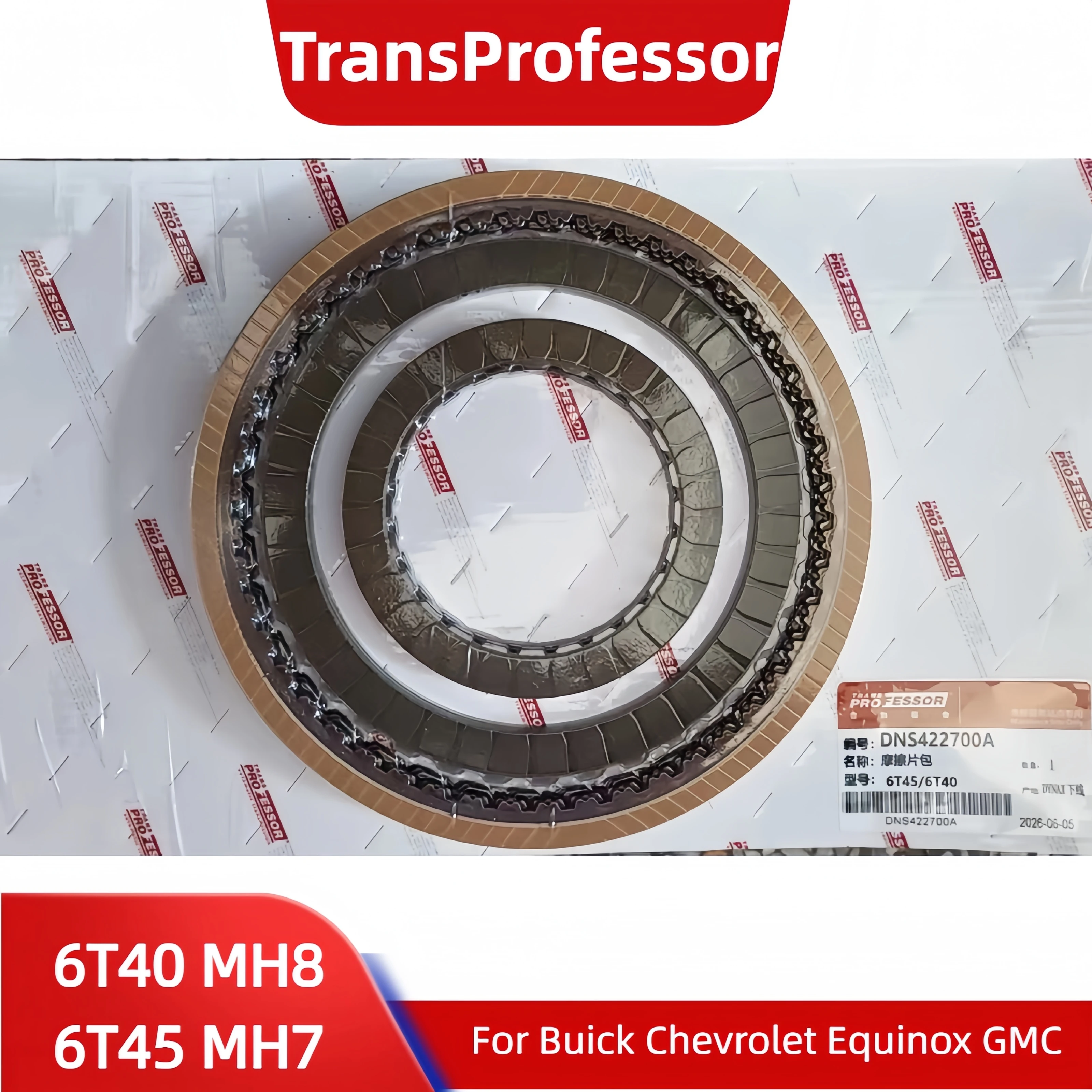6T40 MH8 6T45 MH7 Friction Plate Kit For Buick Chevrolet Equinox GMC Terrain Opel Antara Saab 9-4X 6AT Clutch Disc Stch Disc Set
6T40 MH8 6T45 MH7 Friction Plate Kit For Buick Chevrolet Equinox GMC Terrain Opel Antara Saab 9-4X 6AT Clutch Disc Stch Disc Set