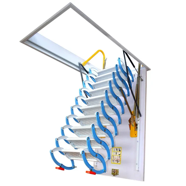 Telescopic StaircaseTelescopic Ladder Household Pull-down Attic Ladder Wall Mounted Foldable Ladder With Handrail
Telescopic StaircaseTelescopic Ladder Household Pull-down Attic Ladder Wall Mounted Foldable Ladder With Handrail