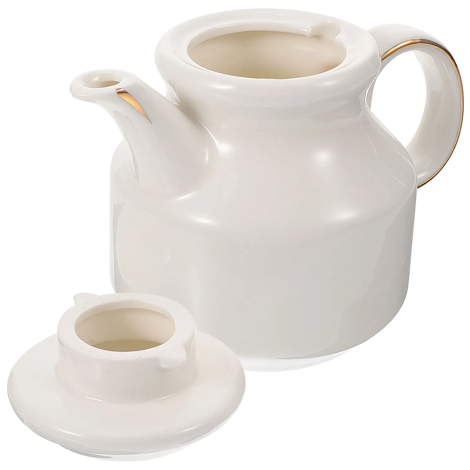 Multipurpose Gold-Trim Vinegar Dispenser White Ceramic Sauce Bottle for Home Bar Cafe Kitchen Olive Oil Soy Sauce Storage
Multipurpose Gold-Trim Vinegar Dispenser White Ceramic Sauce Bottle for Home Bar Cafe Kitchen Olive Oil Soy Sauce Storage