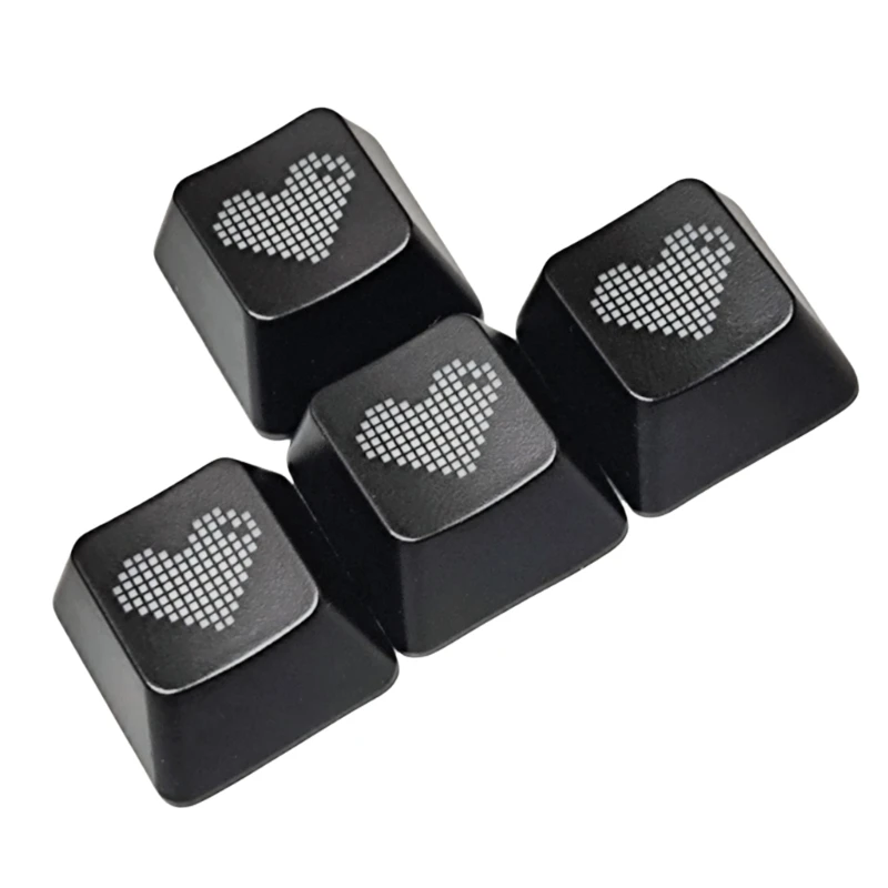 Best Seller 4PCS Unique Heart Designing OEM Translucent WASD Keycaps For Gamers And DIY
Best Seller 4PCS Unique Heart Designing OEM Translucent WASD Keycaps For Gamers And DIY