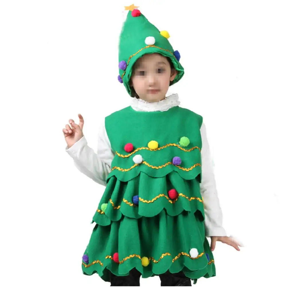 Christmas Tree Hat Dress Kids Stage Show Costumes Toddler Cosplay Green Soft Material Perfect Curves Daily Wear Gifts Women
Christmas Tree Hat Dress Kids Stage Show Costumes Toddler Cosplay Green Soft Material Perfect Curves Daily Wear Gifts Women