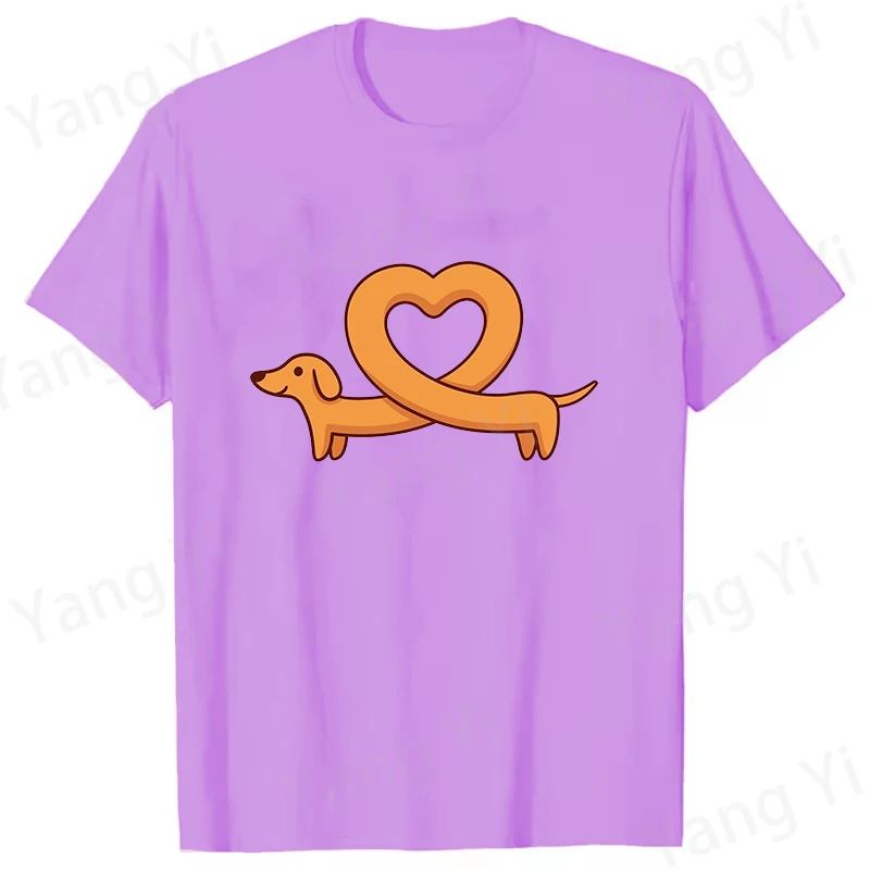 New Hot Cute Sausage Dog Printed T-shirts Women Men Unisex Casual Loose Round Neck Creative Personalized Unisex Love T-shirt Tee
New Hot Cute Sausage Dog Printed T-shirts Women Men Unisex Casual Loose Round Neck Creative Personalized Unisex Love T-shirt Tee