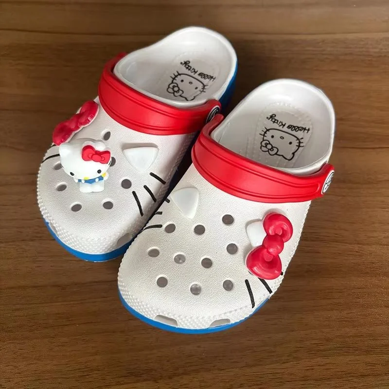 Сандалии Sanrio Hello Kitty с отверстиями, тапочки Kt Cat, сандалии Kawaii Eva, домашняя пляжная обувь в стиле аниме, летние тапочки, подарки для взрослых и детей
Сандалии Sanrio Hello Kitty с отверстиями, тапочки Kt Cat, сандалии Kawaii Eva, домашняя пляжная обувь в стиле аниме, летние тапочки, подарки для взрослых и детей