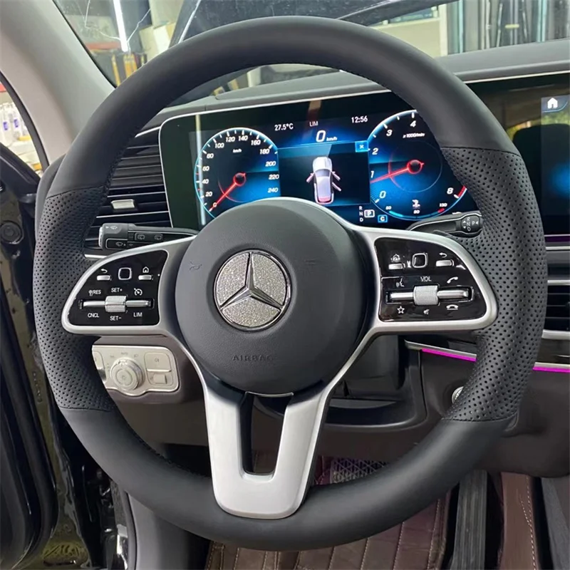 For Mercedes-Benz E300L Hand-sewn Steering Wheel Cover GLA260 GLB200 A180 B200 C200 Custom Car Steering Wheel Braid Cover
For Mercedes-Benz E300L Hand-sewn Steering Wheel Cover GLA260 GLB200 A180 B200 C200 Custom Car Steering Wheel Braid Cover