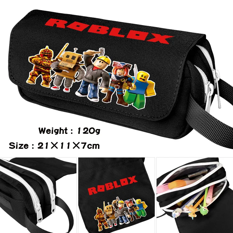 Roblox Handheld Print Canvas Pencil Case Flip Cover Double Zipper Large Capacity Stationery Storage Pouch For School Students
Roblox Handheld Print Canvas Pencil Case Flip Cover Double Zipper Large Capacity Stationery Storage Pouch For School Students