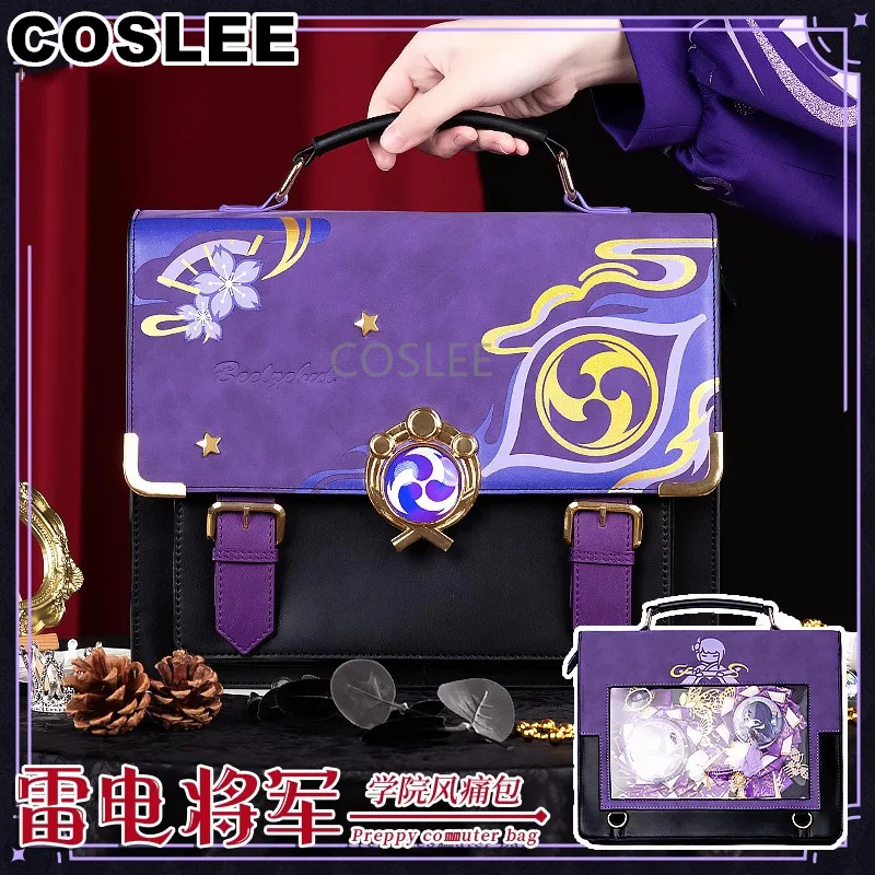 COSLEE Raiden Shogun Preppy Commuter Backpack Cosplay Game Genshin Impact Theme Impression Pack School Daily Fashion Shoulder Ba
COSLEE Raiden Shogun Preppy Commuter Backpack Cosplay Game Genshin Impact Theme Impression Pack School Daily Fashion Shoulder Ba