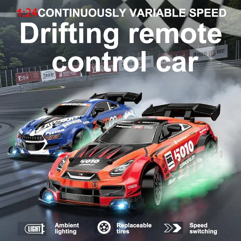 Машинка на радиоуправлении 1/24, дрифт-кар 4WD, высокоскоростная, со светодиодной подсветкой, игрушка для детей, многопользовательская игра, подарок для мальчиков
Машинка на радиоуправлении 1/24, дрифт-кар 4WD, высокоскоростная, со светодиодной подсветкой, игрушка для детей, многопользовательская игра, подарок для мальчиков