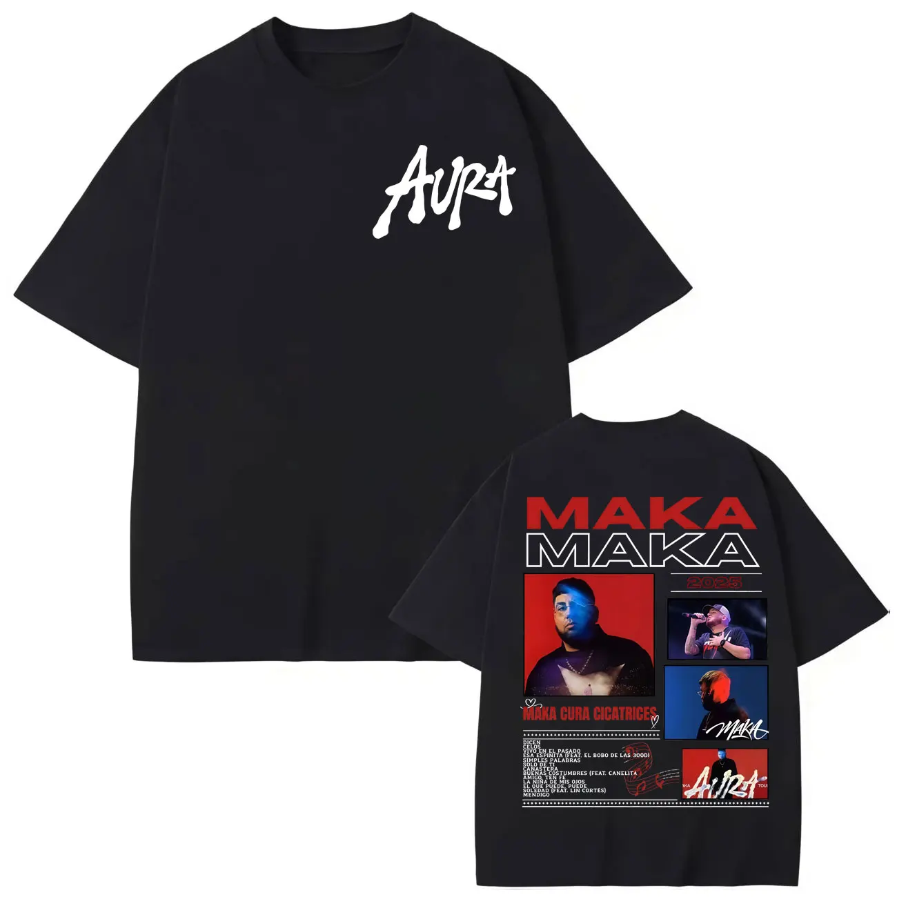 Hot Sale Rapper Maka Tour 2025 Graphic T Shirts Men Women Clothing Fashion Hip Hop T-shirt Summer Casual Loose Cotton T-shirts
Hot Sale Rapper Maka Tour 2025 Graphic T Shirts Men Women Clothing Fashion Hip Hop T-shirt Summer Casual Loose Cotton T-shirts