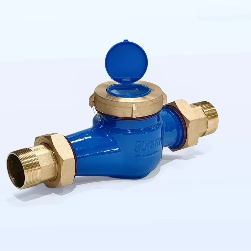 Rotating vane water meter, stainless steel brass, accuracy class 2, for measuring water flow
Rotating vane water meter, stainless steel brass, accuracy class 2, for measuring water flow