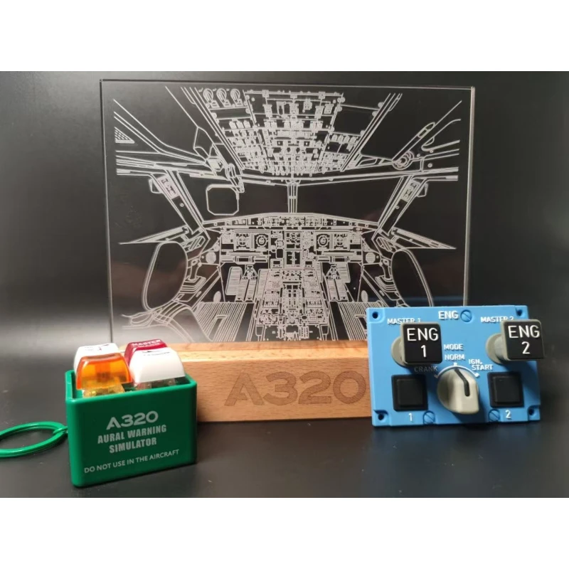 A320 cockpit simulation USB charging and warning simulator and refrigerator magnet
A320 cockpit simulation USB charging and warning simulator and refrigerator magnet