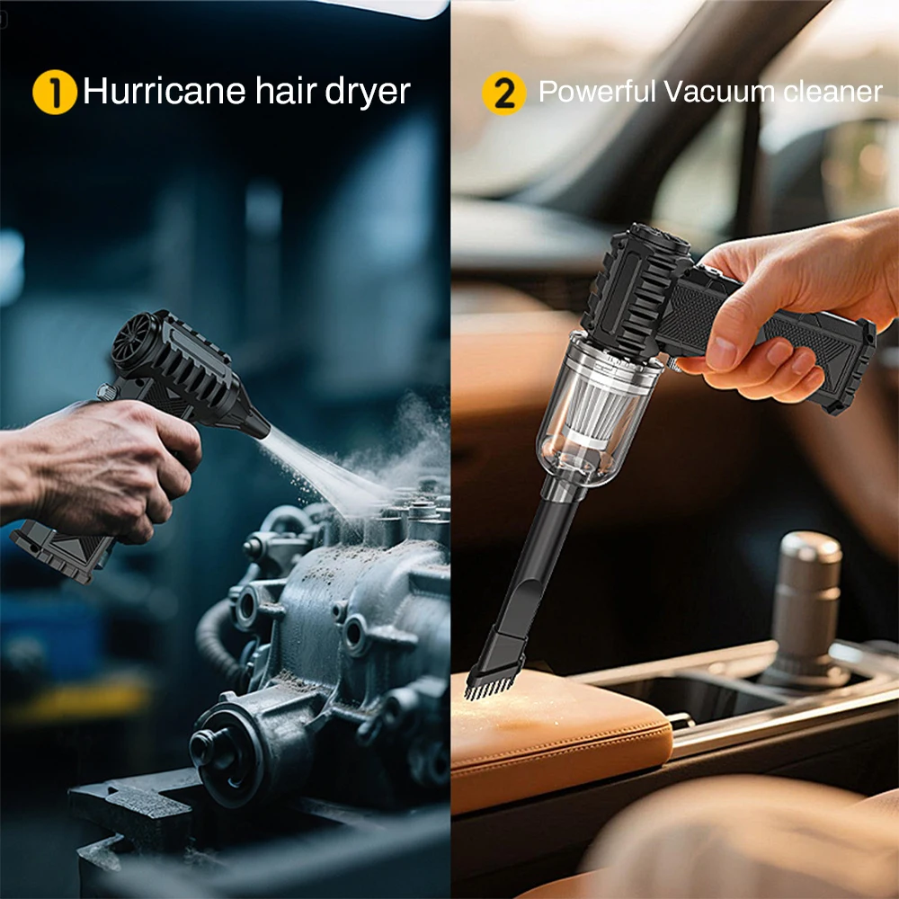 Powerful Air Blower 450000RPM Digital Display Wireless Dust Blower 3-Gear Speed Adjustable Compressed Air Duster Violent Fan
Powerful Air Blower 450000RPM Digital Display Wireless Dust Blower 3-Gear Speed Adjustable Compressed Air Duster Violent Fan