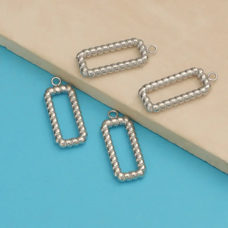 WZNB 4Pcs Square Geometry Charms Water Drop Stainless Steel Pendant for Jewelry Making Handmade Earring Necklace Diy Accessories
WZNB 4Pcs Square Geometry Charms Water Drop Stainless Steel Pendant for Jewelry Making Handmade Earring Necklace Diy Accessories
