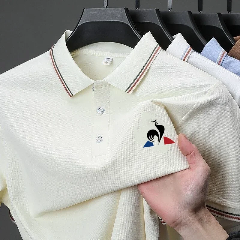 Summer men's high-quality embroidered logo short sleeved polo shirt new business casual breathable comfortable top
Summer men's high-quality embroidered logo short sleeved polo shirt new business casual breathable comfortable top