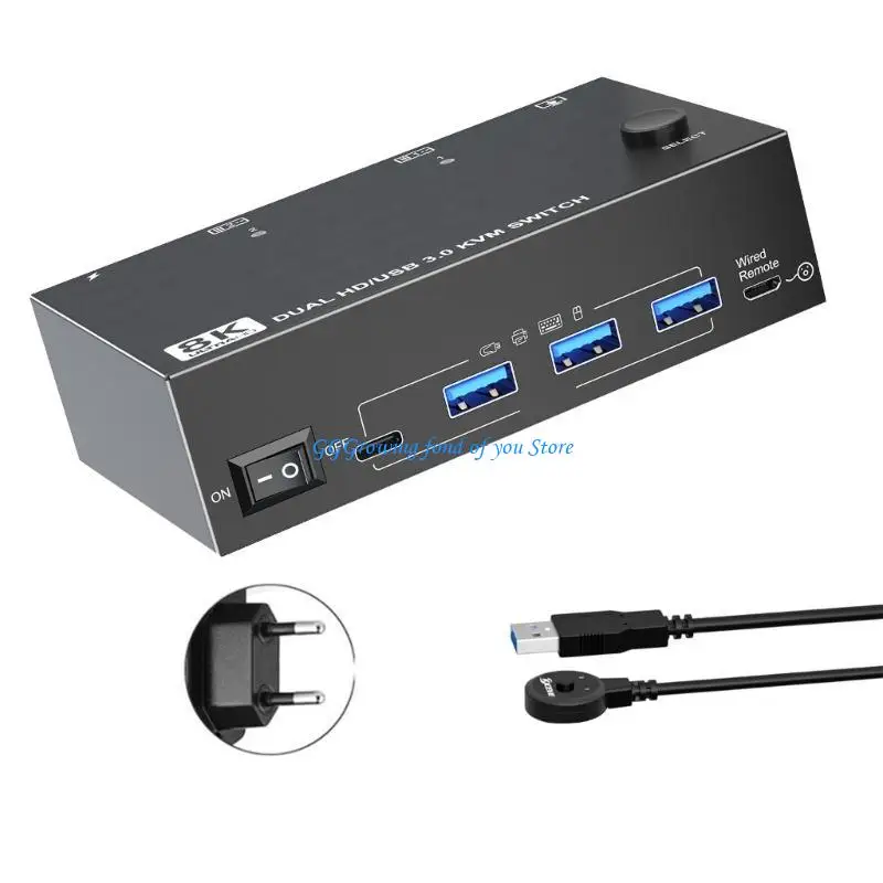H9EB Эффективный HDTV USB3.0 KVM Switcher для нескольких мониторов 8K при 60 Гц 4K при 120 Гц мониторов KVM с портом 2USB3.0 kvm
H9EB Эффективный HDTV USB3.0 KVM Switcher для нескольких мониторов 8K при 60 Гц 4K при 120 Гц мониторов KVM с портом 2USB3.0 kvm