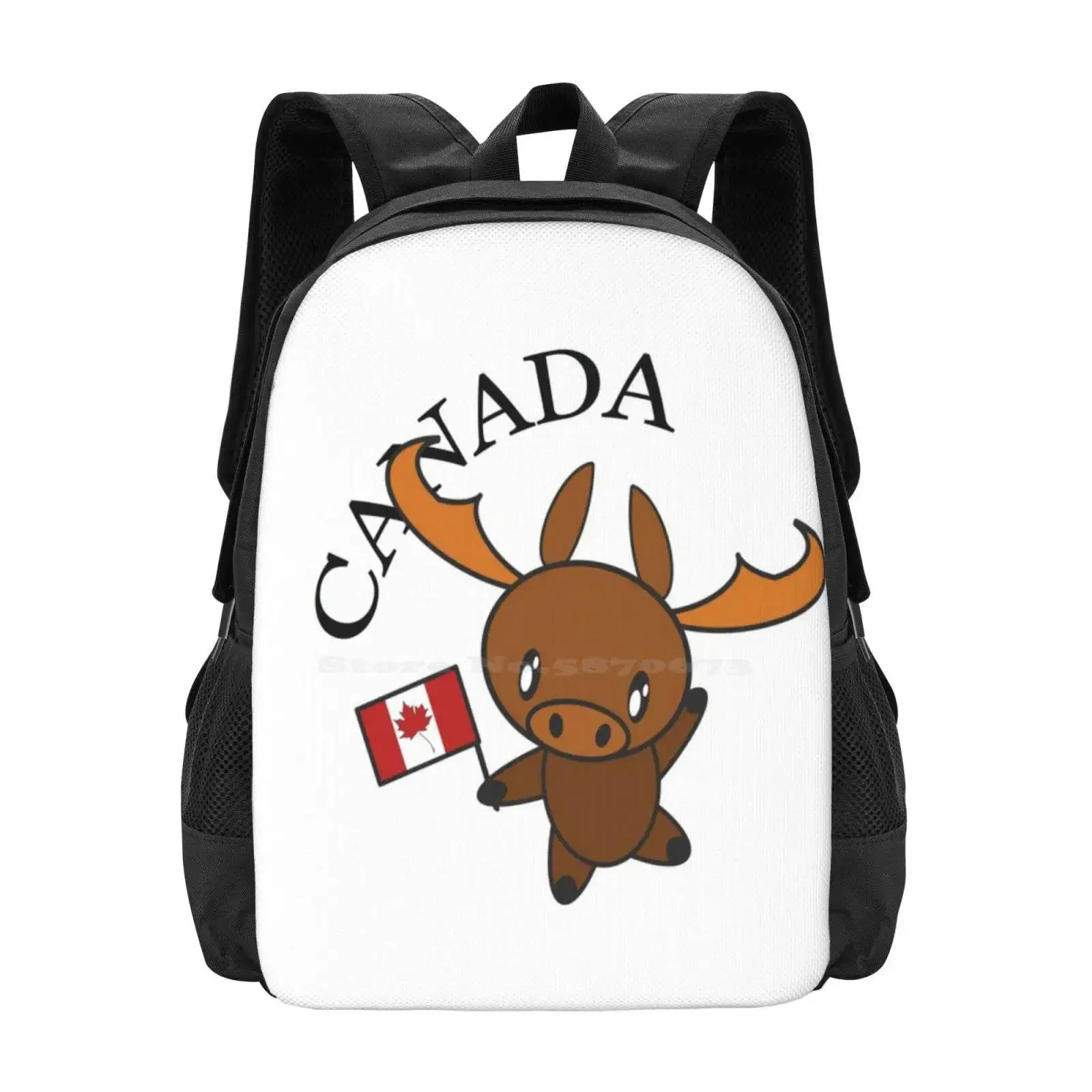 Dancing Canadian Moose Hot Sale Backpack Fashion Bags Canada Moose Cute Animal Kawaii Funny Creature Canadian Candian Flag
Dancing Canadian Moose Hot Sale Backpack Fashion Bags Canada Moose Cute Animal Kawaii Funny Creature Canadian Candian Flag