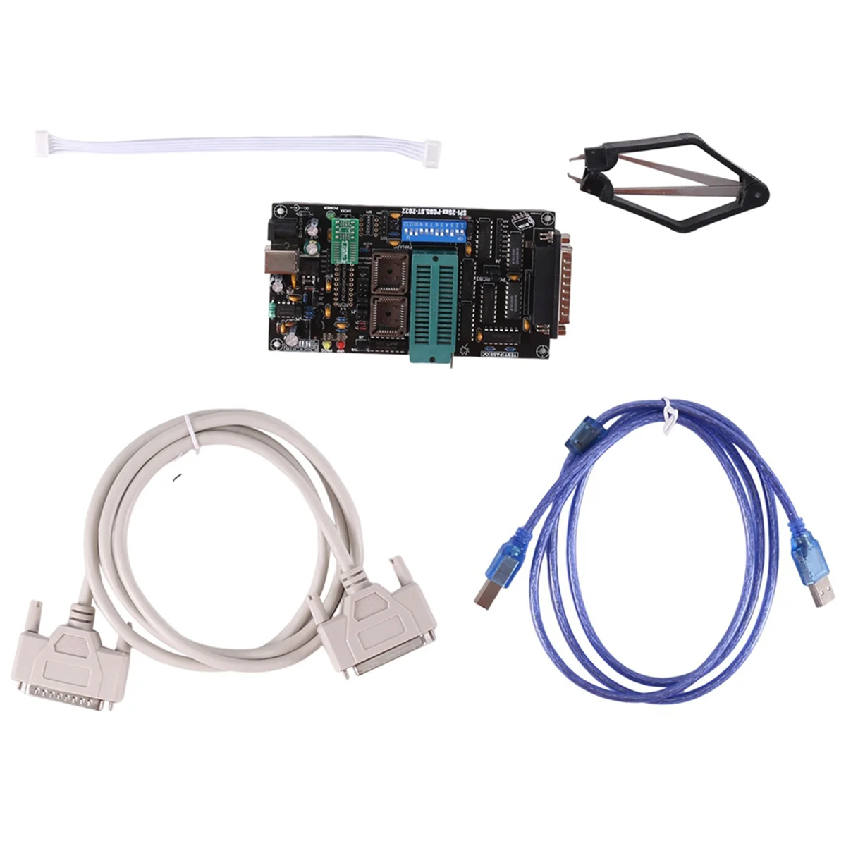 SPI 25Xx PCB5.0T-2021 Willem EPROM Programmer, BIOS009 PIC,Support 0.98D12,Promotion Clip PLCC32+SOIC 8 Pin Adapter
SPI 25Xx PCB5.0T-2021 Willem EPROM Programmer, BIOS009 PIC,Support 0.98D12,Promotion Clip PLCC32+SOIC 8 Pin Adapter