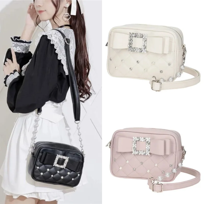 Сумка через плечо с бантом и бриллиантами, жемчужная мини-сумка в стиле вестерн, цепочка на одно плечо, высококачественная жемчужная квадратная сумка на одно плечо, женская сумка
Сумка через плечо с бантом и бриллиантами, жемчужная мини-сумка в стиле вестерн, цепочка на одно плечо, высококачественная жемчужная квадратная сумка на одно плечо, женская сумка