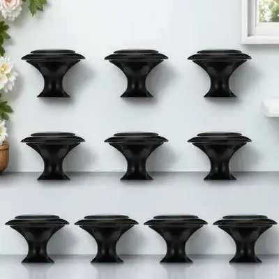 10 Pcs Black Small Handles Furniture Door Knobs Drawer Pulls Cabinet Wardrobe Metal Durable Artistic Easy Install Hardware
10 Pcs Black Small Handles Furniture Door Knobs Drawer Pulls Cabinet Wardrobe Metal Durable Artistic Easy Install Hardware