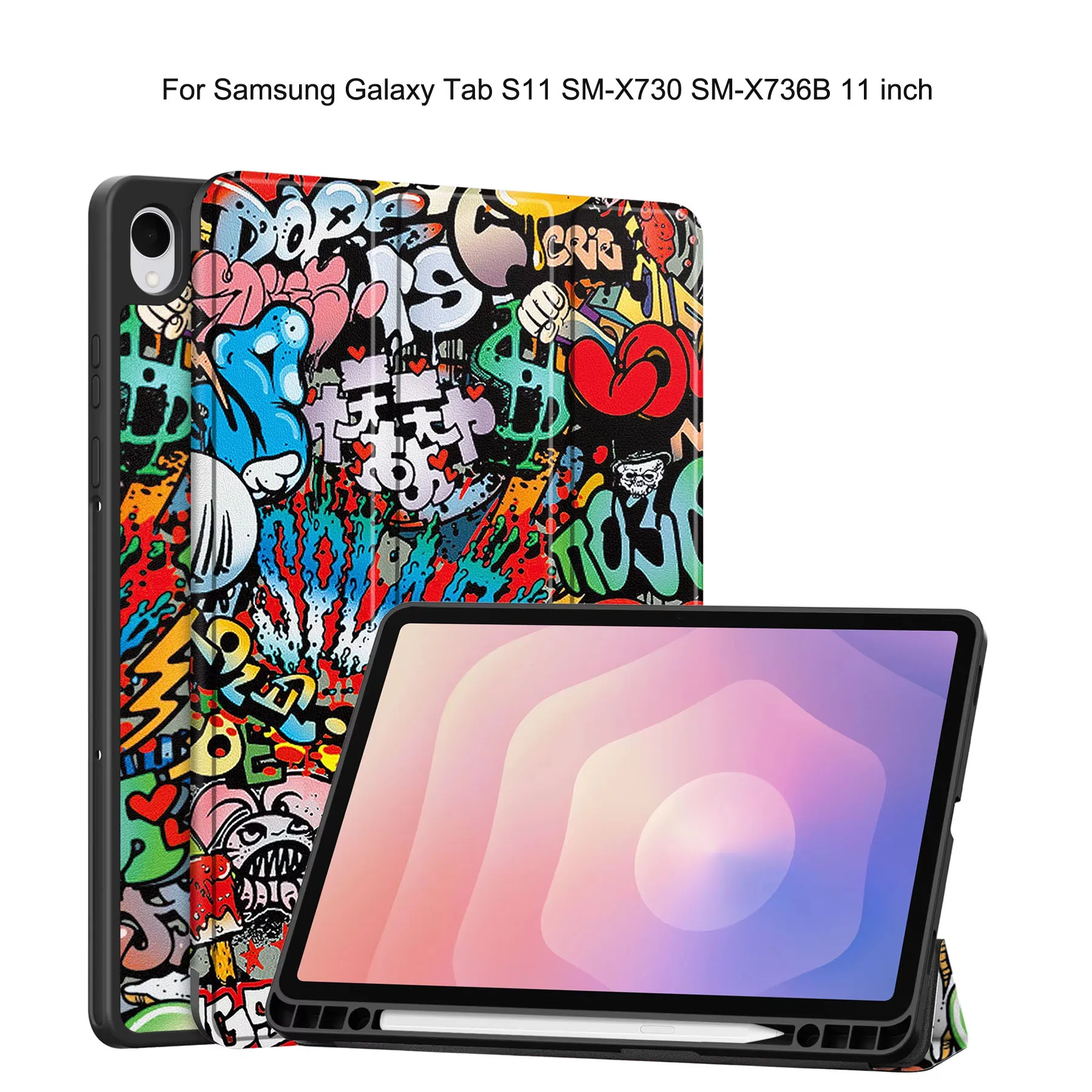 PU Tablets Case For Samsung Galaxy Tab S11 SM-X730 SM-X736B 11 inch Three Fold TPU Pen Slot Cover
PU Tablets Case For Samsung Galaxy Tab S11 SM-X730 SM-X736B 11 inch Three Fold TPU Pen Slot Cover