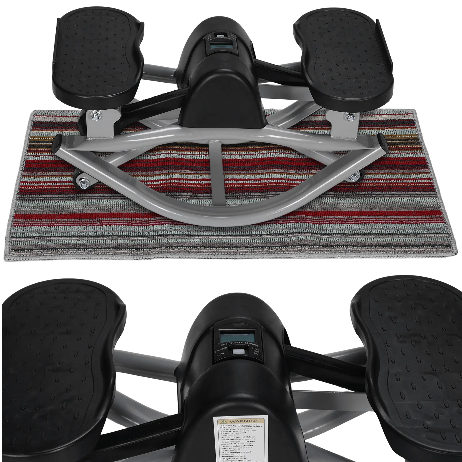 Low-Impact Lateral Steppers with Digital Display & Resistance Bands 250 LBS Weight Capacity for Legs Glutes Abs
Low-Impact Lateral Steppers with Digital Display & Resistance Bands 250 LBS Weight Capacity for Legs Glutes Abs