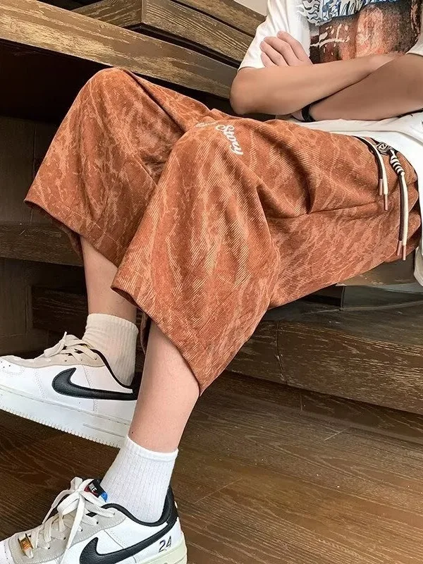 Quick Dry Thin Five-Seven Men's Sporty Casual Pants Loose Fit Summer Outerwear Shorts Youth Active Style Straight Leg Trousers
Quick Dry Thin Five-Seven Men's Sporty Casual Pants Loose Fit Summer Outerwear Shorts Youth Active Style Straight Leg Trousers