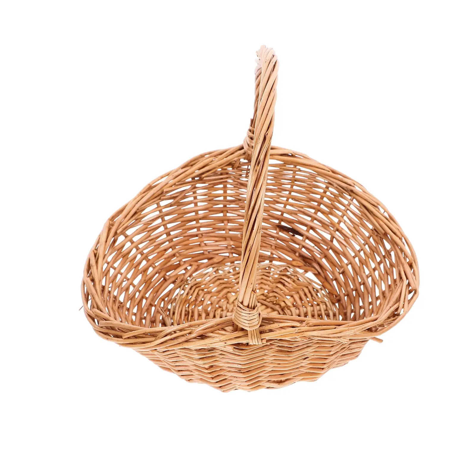 Rattan Storage Basket Large Wicker Handle Light Brown Durable Plastic Fruit Vegetable Handmade Woven Container Gardening
Rattan Storage Basket Large Wicker Handle Light Brown Durable Plastic Fruit Vegetable Handmade Woven Container Gardening