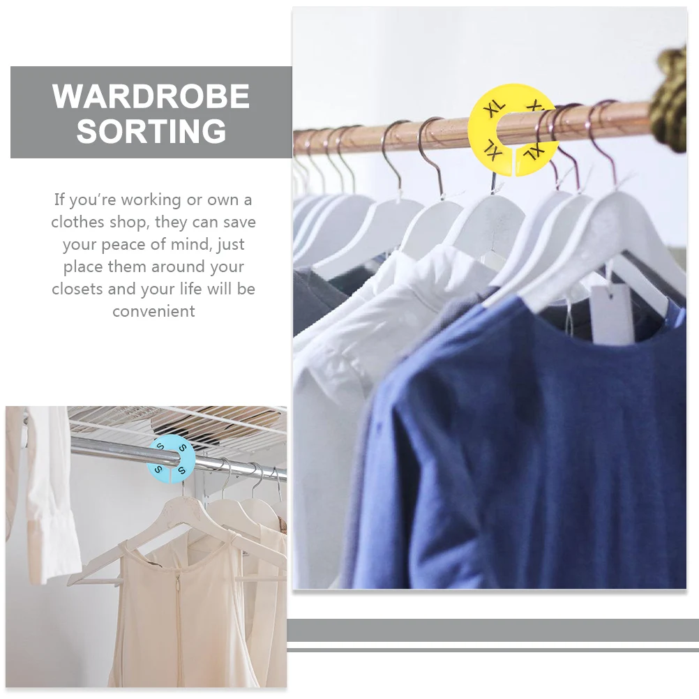 30pcs Size Dividers XS S M L XL XXL Each 5 Pieces Plastic Closet Organization Round Labels Closet Organizers Storage
30pcs Size Dividers XS S M L XL XXL Each 5 Pieces Plastic Closet Organization Round Labels Closet Organizers Storage
