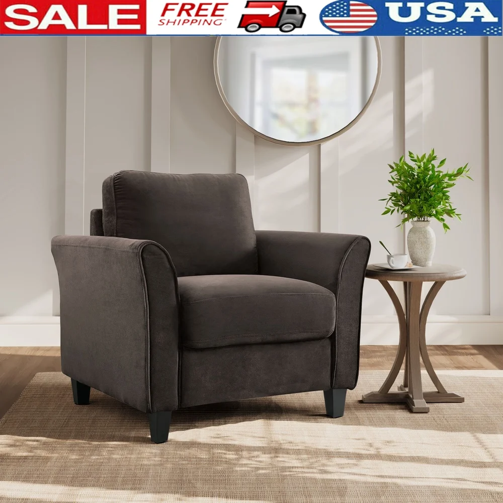 Современный мягкий клубный стул с изогнутыми подлокотниками, каркас из твердой древесины, подушки из пенопласта высокой плотности, съемная подушка для спины, идеальный дом
Современный мягкий клубный стул с изогнутыми подлокотниками, каркас из твердой древесины, подушки из пенопласта высокой плотности, съемная подушка для спины, идеальный дом