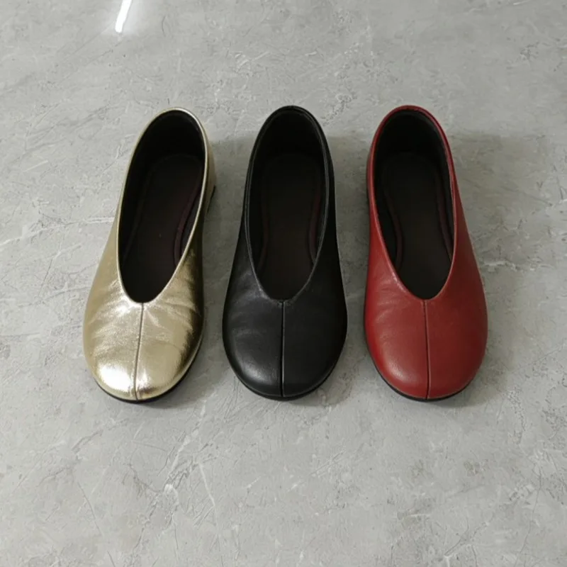 Fashion Womens Shoes Exquisite Soft Leather Casual Shoes for Woman Comfortable Shallow Flat Shoe Designer Shoes Zapatos De Mujer
Fashion Womens Shoes Exquisite Soft Leather Casual Shoes for Woman Comfortable Shallow Flat Shoe Designer Shoes Zapatos De Mujer