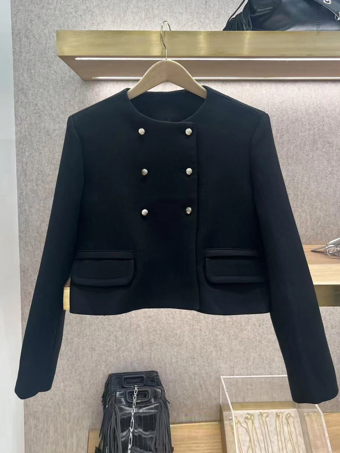 M Home Nan You High End Women's Casual Double Button Jaet Outerwear Fall Winter New Sle Versatile Commute Sle ort Coat
M Home Nan You High End Women's Casual Double Button Jaet Outerwear Fall Winter New Sle Versatile Commute Sle ort Coat